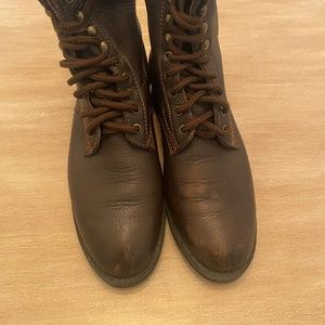 Harley Davidson Nolana Brown Leather Boots